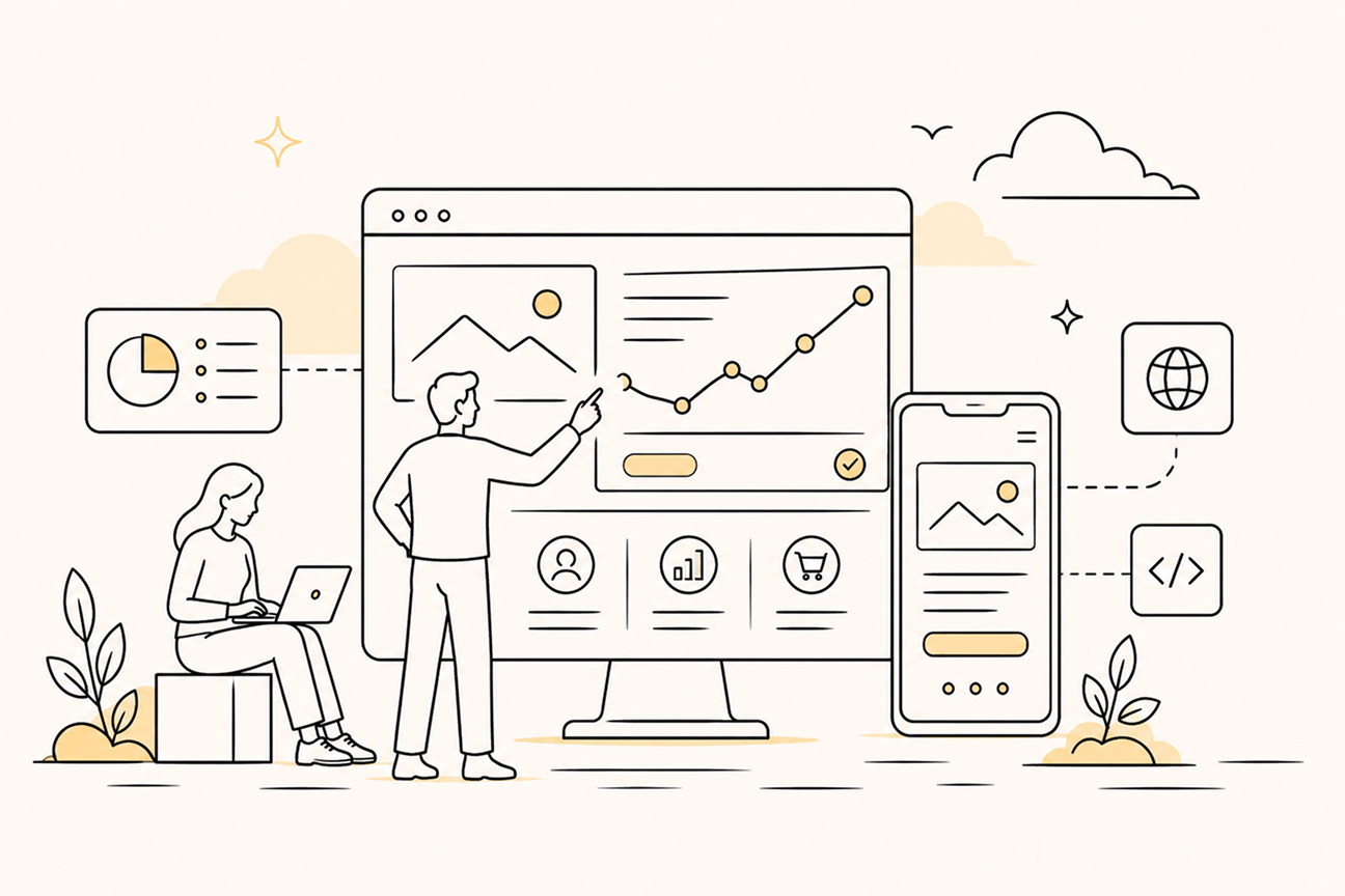Web & Digital Journeys illustration